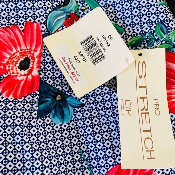 NWT- EP PRO Stretch Floral Golf Skort size XS - Picture 9 of 9